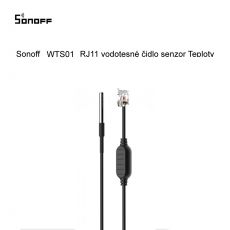 Sonoff WTS01 RJ11 vodotesné čidlo senzor Teploty
