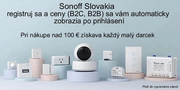 Registrácia na Sonoff Slovakia