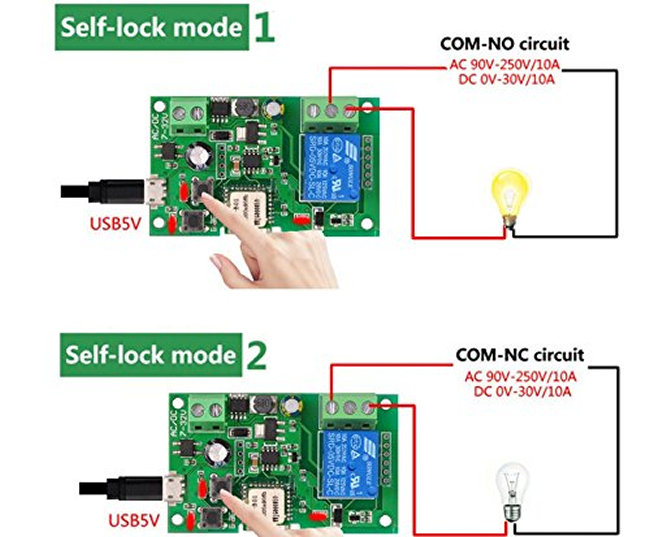 Sonoff Modul 1 kanálový bezdrôtový prepínač WiFi 5V/12V