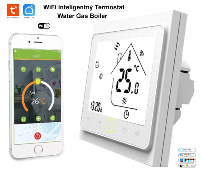 WiFi inteligentný Termostat GC Tuya Smart Life