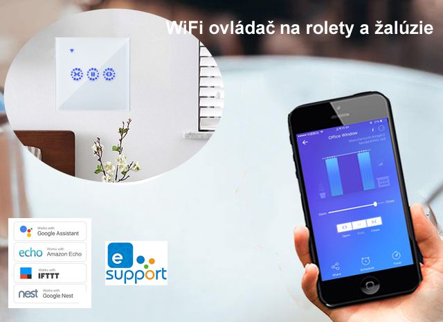 WiFi ovládač na rolety a žalúzie eWelink