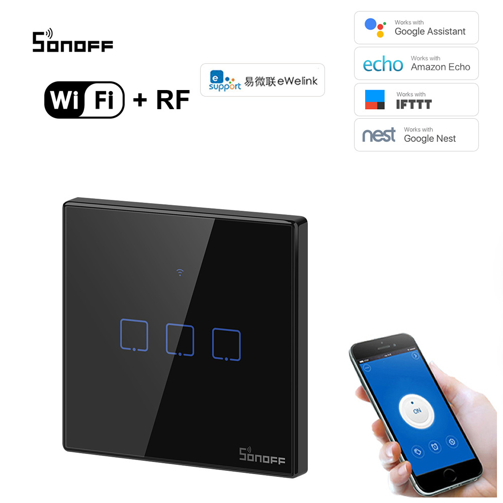 Sonoff TX3 - WiFi RF EU 3CH kanálový