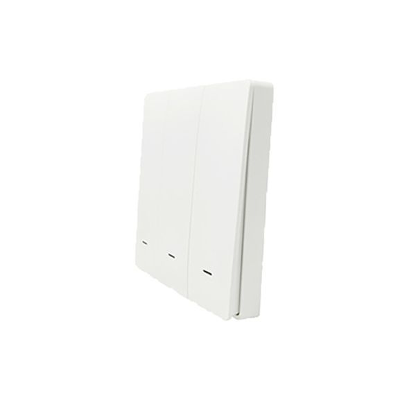 Predný panel nástenného vypínača a RF 433MHz vypínača biela 3CH kanálový