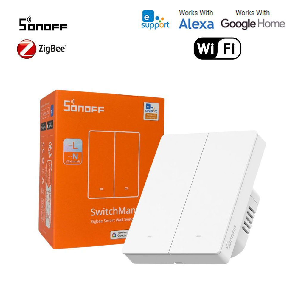 SONOFF SwitchMan M5 Zigbee 80W 2CH kanálový