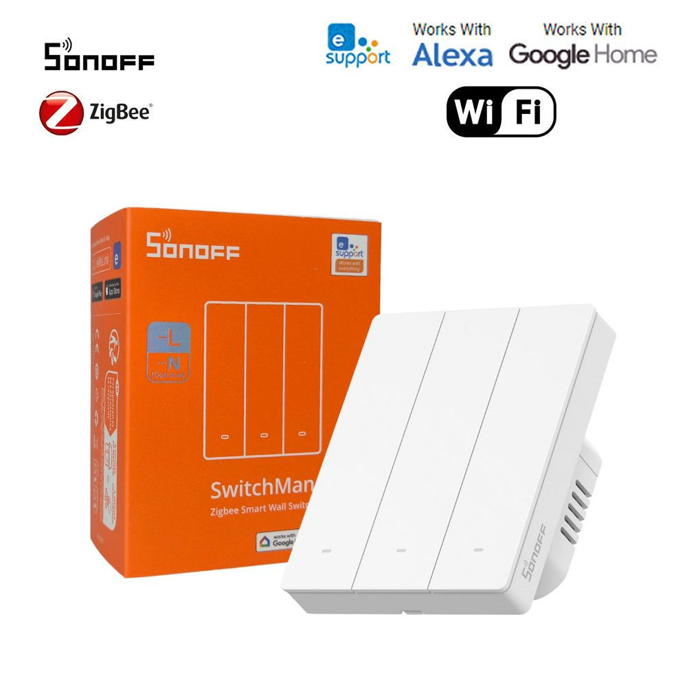 SONOFF SwitchMan M5 Zigbee 80W 3CH kanálový