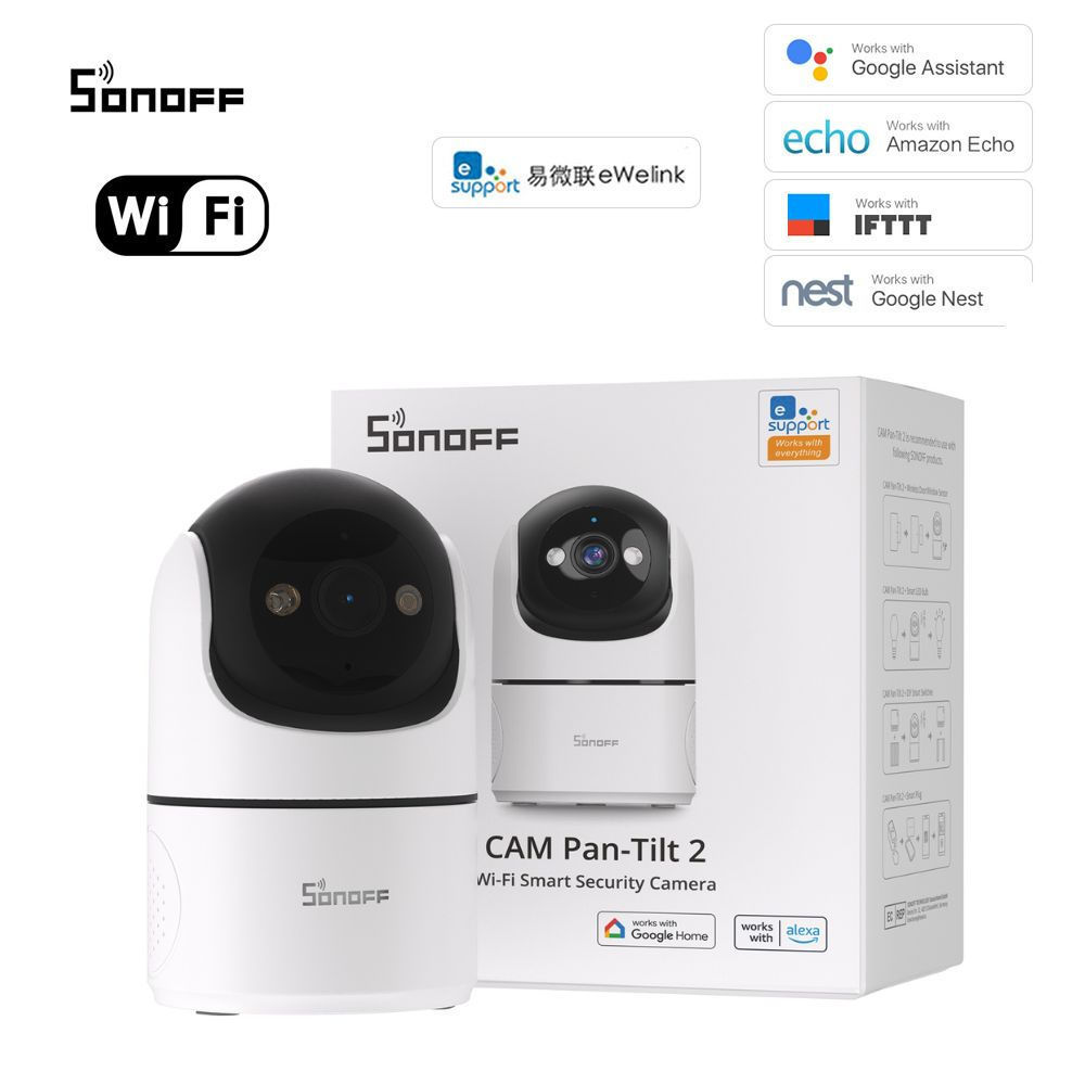 SONOFF CAM Pan-Tilt 2 Inteligentná vnútorná bezpečnostná kamera