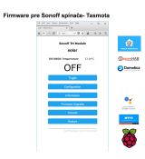 Firmware pre Sonoff spínače- Tasmota