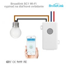 Broadlink SC1 Wi-Fi  vypínač na diaľkové ovládanie