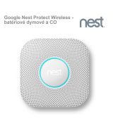 Google Nest Protect Wireless - batériové dymové a CO čidlo