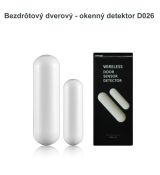 Bezdrôtový dverový - okenný detektor D026