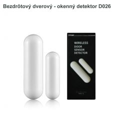 Bezdrôtový dverový - okenný detektor D026