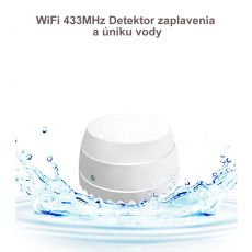 WiFi 433MHz Detektor zaplavenia a úniku vody