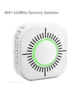 WiFi 433MHz Dymový detektor Protipožiarna ochrana