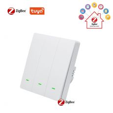 Tuya ZigBee Tlačítkový Vypínač Trojtlačítkový 3CH