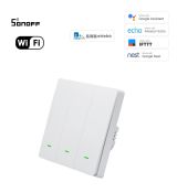 WiFi+RF 433MHz Tlačítkový vypínač eWeLink 3CH (mikrospínač)