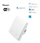 WiFi+RF 433MHz Tlačítkový vypínač eWeLink 2CH (mikrospínač)