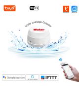 WiFi inteligentný detektor úniku vody Tuya Smart Life CR123A