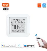 WIFI snímač teploty a vlhkosti s dátumom a časom Tuya Smart Life