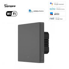 Tlačítkový vypínač SONOFF M5 86mm ČIERNA