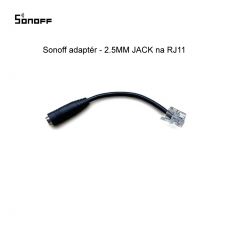 Sonoff adaptér - 2.5MM JACK na RJ11