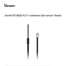 Sonoff DS18B20 RJ11 vodotesné čidlo senzor Teploty