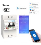 WiFi inteligentný Istič 2P Elektromer+Prúdový chránič