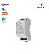 GLEDOPTO Zigbee Pro 5-v-1 LED ovládač (Zigbee+RF) 12V-54V DC, kompatibilný s DIN lištou