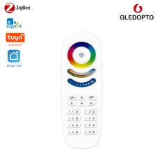 GLEDOPTO 8-zónový LED RF diaľkový ovládač (pre Gledopto Pro RGB+CCT LED ovládače)