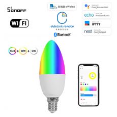 Sonoff E14 Wi-Fi + eWeLink-Remote (Bluetooth) inteligentná žiarovka