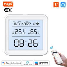 Wifi+BLE Inteligentný domáci snímač teploty a vlhkosti s LCD obrazovkou Tuya Smart Life