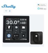 Shelly Wall Display Wi-Fi + Bluetooth touch screen wall switch and control panel (white) + BLU H&T sensor (bundle)
