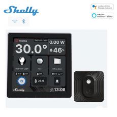Shelly Wall Display Wi-Fi + Bluetooth touch screen wall switch and control panel (white) + BLU H&T sensor (bundle)