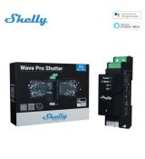 Shelly Wave Pro Shutter na DIN lištu pre ovládanie rolety s protokolom Z-Wave