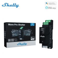 Shelly Wave Pro Shutter na DIN lištu pre ovládanie rolety s protokolom Z-Wave