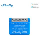 Shelly 1 Mini 4. generácie  (Wi-Fi + Bluetooth / Zigbee 3.0) reléový modul, kompatibilný s Matter