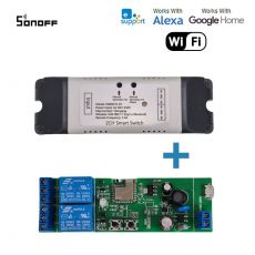 2 kanálový inteligentný WiFi switch 85V-250V AC + eWeLink-Remote