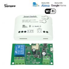 1 kanálový inteligentný WiFi switch BOX 7-32V DC/AC + eWeLink-Remote (Bluetooth)
