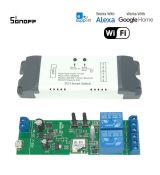 2 kanálový inteligentný WiFi switch BOX 7-32V DC/AC + eWeLink-Remote (Bluetooth)
