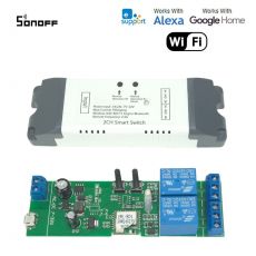 2 kanálový inteligentný WiFi switch BOX 7-32V DC/AC + eWeLink-Remote (Bluetooth)