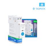 Inteligentný spínač Nous D2T DIN 20A s Tasmotou (1 kanál, s PM, ESP32)