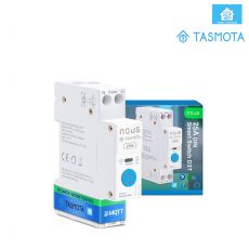 Inteligentný Reléový modul Nous D3T kompatibilný s DIN-lištou s firmvérom Tasmota, kompatibilný s Matter, 25 A