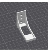 Držiak pre Sonoff RF Bridge alebo Sonoff ZB Bridge-P  na DIN lištu