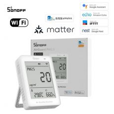 SONOFF AirGuard PM2.5/PM10 – SAWF-07P monitor kvality ovzdušia s Wi-Fi signálom