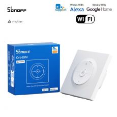 SONOFF Fusion Orb-DIM Matter nástenný stmievač s Wi-Fi – stmievač s monitorovaním spotreby energie, Matter, Wi-Fi, biely (MINI-DIM-E)