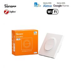 SONOFF Orb-ZBW2 2-gólový Zigbee inteligentný spínač – 2-gólový, fázový + nulový spínač, Zigbee, biely (MINI-ZB2GS-E)