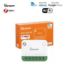 Sonoff MINI ONE PM – Reléový modul, 1-obvodový, s monitorovaním spotreby energie, Zigbee, Bluetooth (MINI-ZB1GSP)