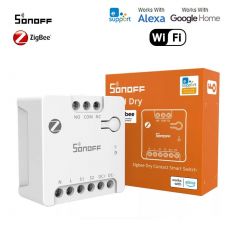 Sonoff Zigbee bezkontaktný inteligentný spínač – inteligentný mini reléový modul s výstupom NO/NC, Zigbee, biely (MINI-ZBD)