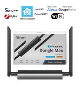 SONOFF Z-Wave 800 PoE Dongle Max – sieťový adaptér Z-Wave LR, Wi-Fi, PoE, USB, sivý (Dongle-MZG23)